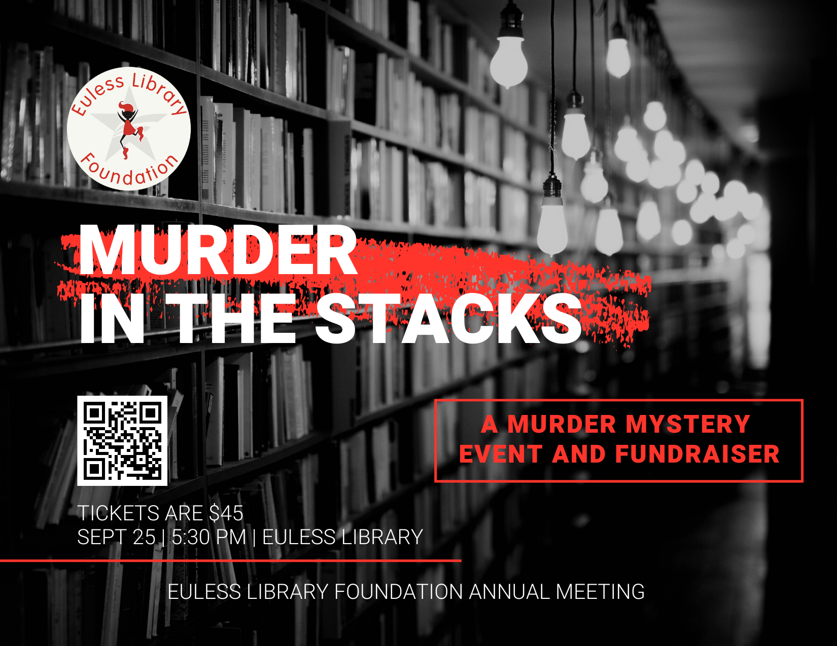 Murder in the Stacks Mary Lib Saleh Euless Public Library